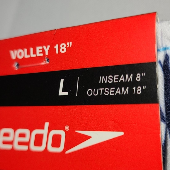 Speedo red white blue board volley shorts - Picture 5 of 16